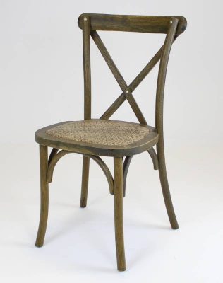 Limed Oak Cross Back Chairs